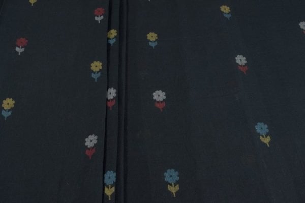 Authentic HandLoom Woven Design Flowy Soft Cotton Fabric