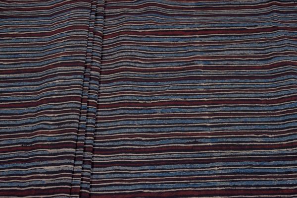 Pre-cut 0.75m Ajrakh Pure Soft Cotton HandCrafted Fabric