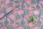 Pre-Cut 1.20m Pure Soft Cotton HandBlock Printed Fabric - Image 2