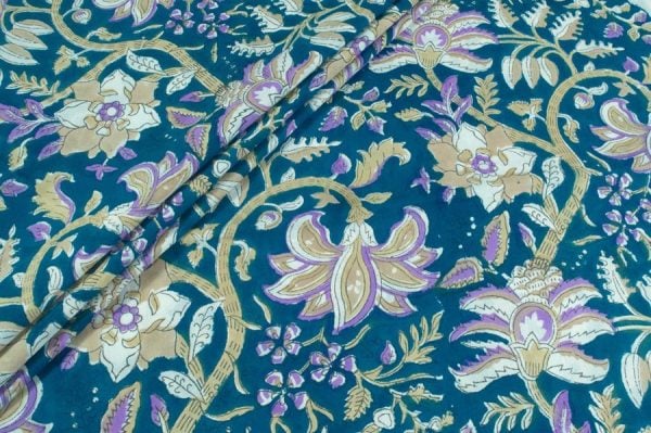Pre-Cut 1.10m Pure Soft Cotton HandBlock Printed Fabric