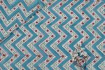 Pre-Cut 1.10m Pure Soft Cotton HandBlock Printed Fabric - Image 2