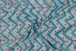 Pre-Cut 1.10m Pure Soft Cotton HandBlock Printed Fabric - Image 3