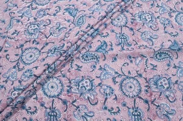 Pre-Cut 1.20m Pure Soft Cotton HandBlock Printed Fabric