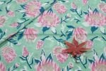 Pre-Cut 1.20m Pure Soft Cotton HandBlock Printed Fabric - Image 2