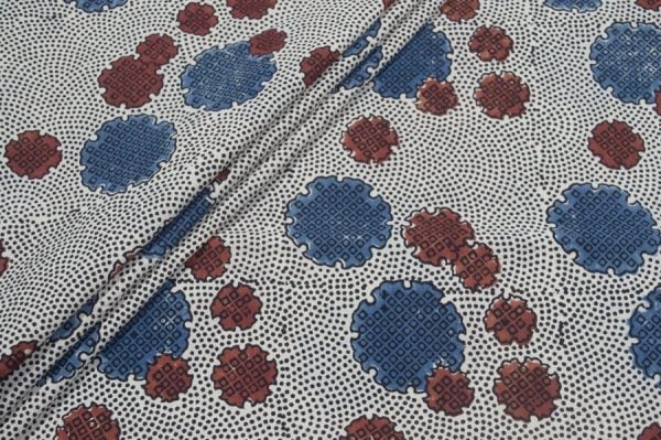Pre-Cut 0.70m Ajrakh Pure Soft Cotton HandCrafted Fabric