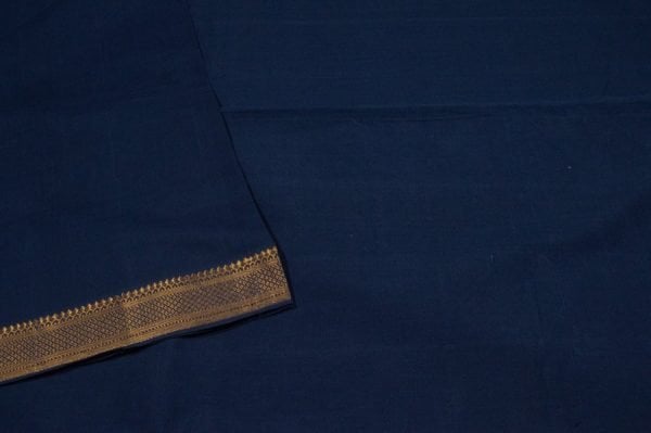 Authentic Handwoven Zari Border Pure Cotton Fabric
