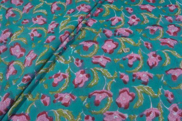 Pre-Cut 0.50m Pure Soft Cotton HandBlock Printed Fabric