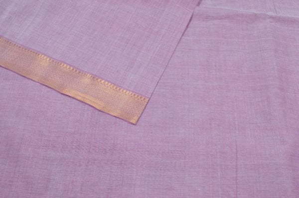 Authentic Handwoven Zari Border Pure Cotton Fabric (Copy)