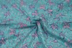 Pure Soft Cotton HandBlock Printed Fabric - Image 3