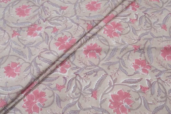 Pre-Cut 1.10m Pure Soft Cotton HandBlock Printed Fabric
