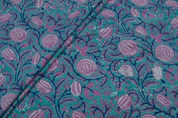 Pre-Cut 1.10m Pure Soft Cotton HandBlock Printed Fabric