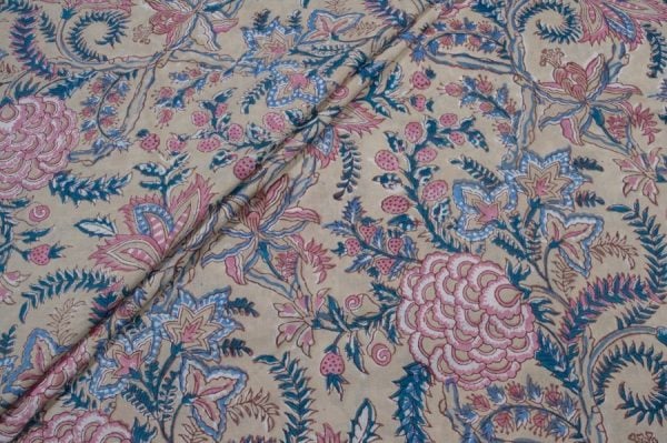 Pre-Cut 1.10m Pure Soft Cotton HandBlock Printed Fabric