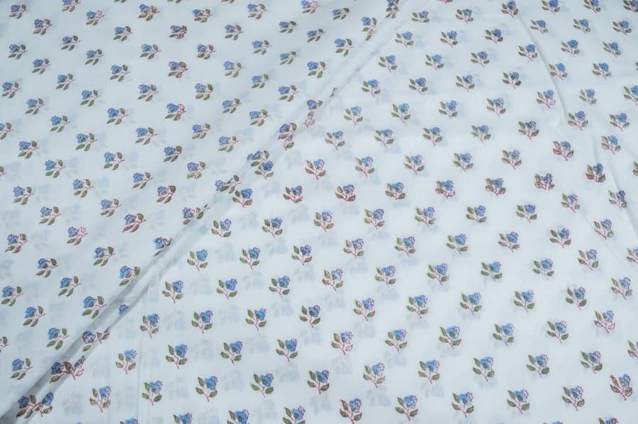 Pure Soft Cotton HandBlock Printed Fabric Pre-Cut 1.10m Pure Soft Cotton HandBlock Printed Fabric - Image 1