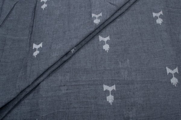 Pre-Cut 1.10m Authentic HandLoom Woven Design Flowy Soft Cotton Fabric