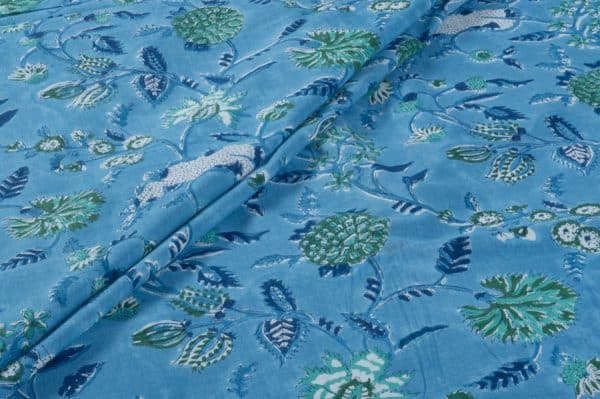 Pre-Cut 1.10m Pure Soft Cotton HandBlock Printed Fabric