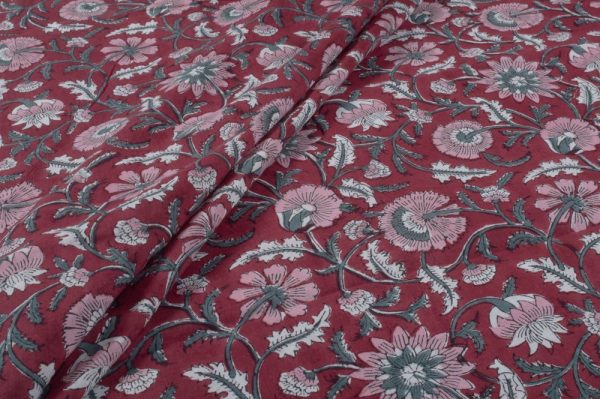 Pre-Cut 0.90m Mul Soft Cotton HandBlock Printed Fabric