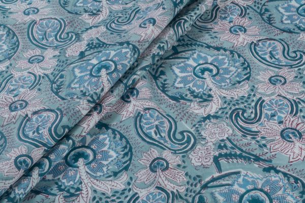 Pre-Cut 1.10m Pure Soft Cotton HandBlock Printed Fabric