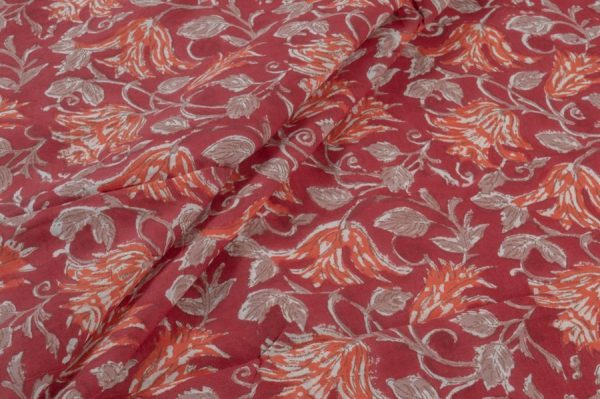 Pre-Cut 0.80m Pure Soft Cotton HandBlock Printed Fabric