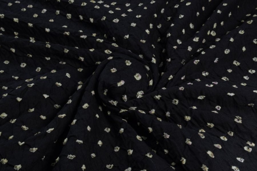 Pre-Cut 2m Bandhani Tie Dye 100% Pure Soft Cotton Satin Finish Fabric - Image 3