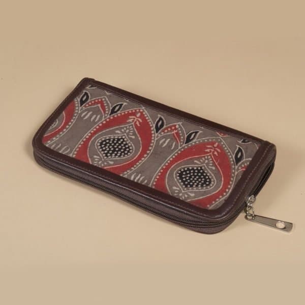 Ikkat HandCrafted Vegan Leather Wallet