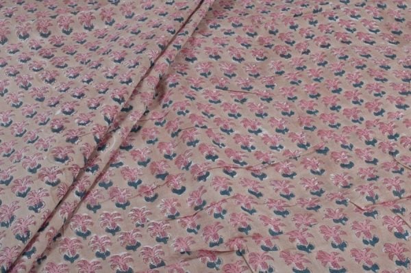 Pre-Cut 1.10m Pure Soft Cotton HandBlock Printed Fabric
