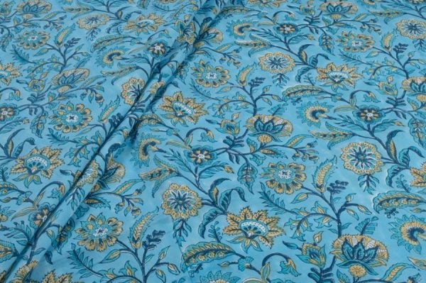 Pre-Cut 1.10m Pure Soft Cotton HandBlock Printed Fabric