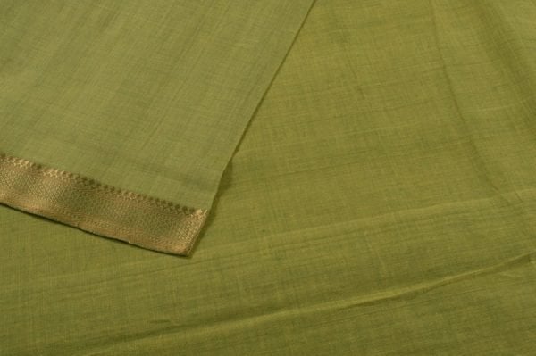 Authentic Handwoven Zari Border Pure Cotton Fabric