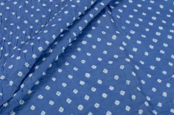 Bandhani Tie Dye 100% Pure Soft Cotton Satin Finish Fabric