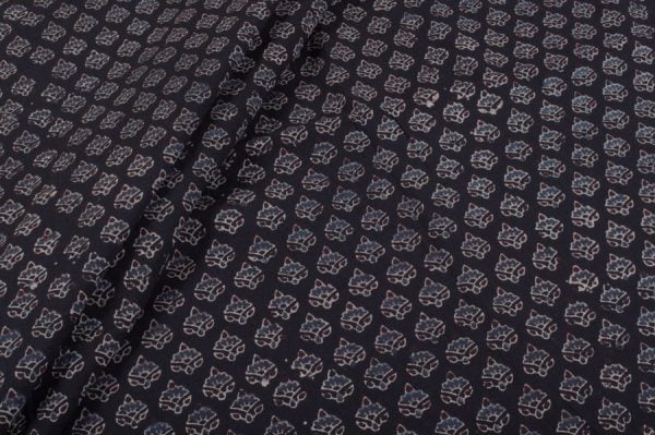 Pre-Cut 0.65m Ajrakh Pure Soft Cotton HandCrafted Fabric