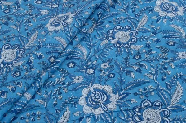 Pure Soft Cotton HandBlock Printed Fabric