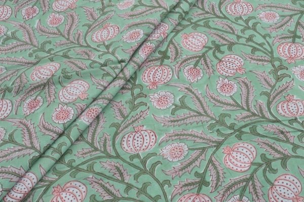 Pre-Cut 1.10m Pure Soft Cotton HandBlock Printed Fabric