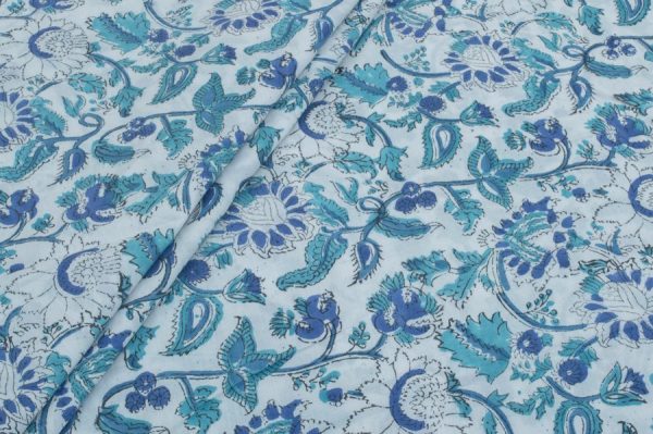 Pre-Cut 1.50m Pure Soft Cotton HandBlock Printed Fabric