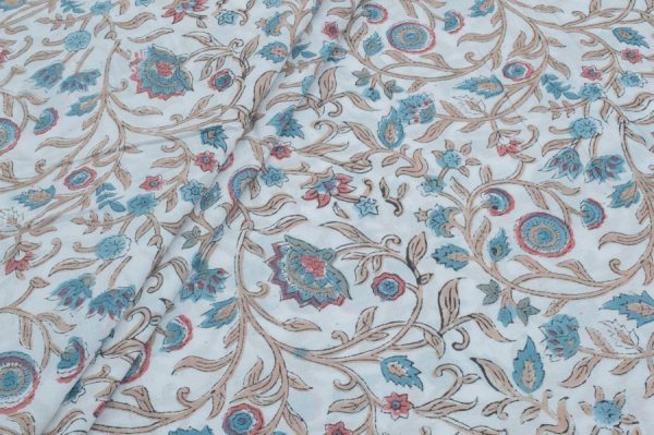 Pre-Cut 1.10m Pure Soft Cotton HandBlock Printed Fabric