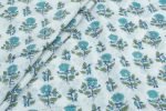 Pre-Cut 1.10m Mul Soft Cotton HandBlock Printed Fabric