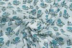 Pre-Cut 1.10m Mul Soft Cotton HandBlock Printed Fabric - Image 3