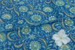 Pre-Cut 1m Mul Soft Cotton HandBlock Printed Fabric - Image 2