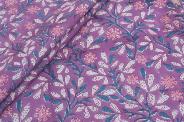 Pre-Cut 1.20m Pure Soft Cotton HandBlock Printed Fabric