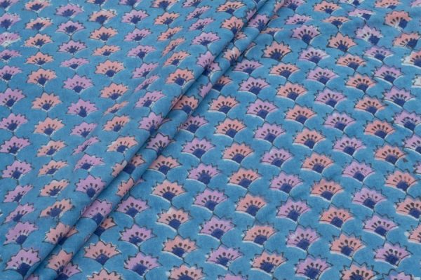 Pre-Cut 2.20m Pure Soft Cotton HandBlock Printed Fabric