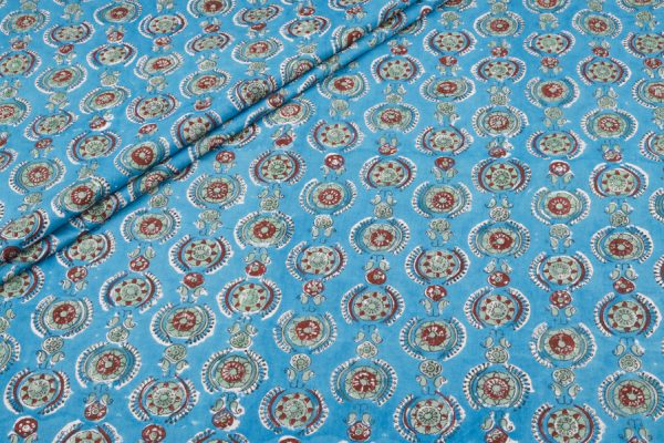 Pure Soft Cotton HandBlock Printed Fabric