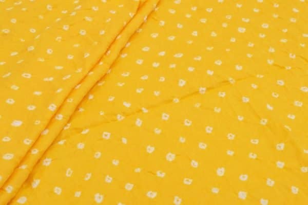 Bandhani Tie Dye 100% Pure Soft Cotton Satin Finish Fabric