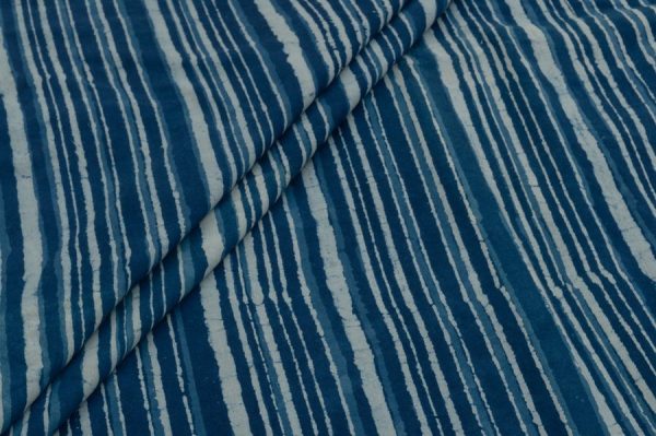 Pre-Cut 2.10m Pure Cotton Bagru Handblock Printed Fabric