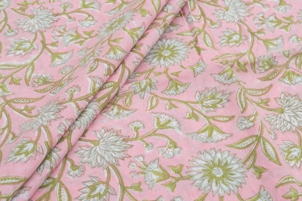 Pre-Cut 1.60m Pure Soft Cotton HandBlock Printed Fabric
