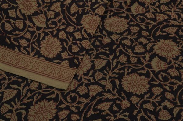 Pre-Cut 2m Bagh Premium Cotton Handblock Printed Fabric