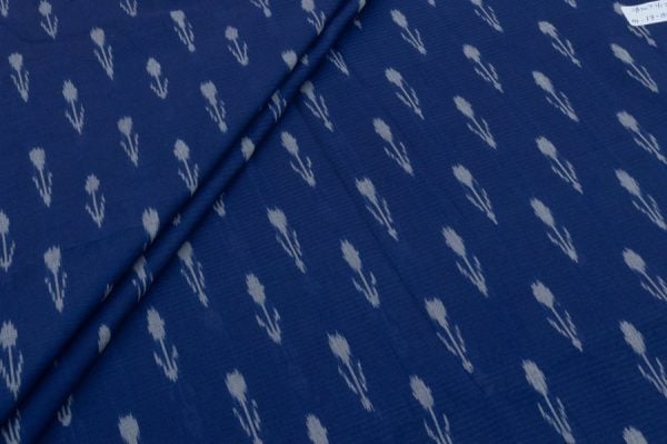 Pre-Cut 1.20m Mercerised Ikkat Soft Pure Cotton Fabric