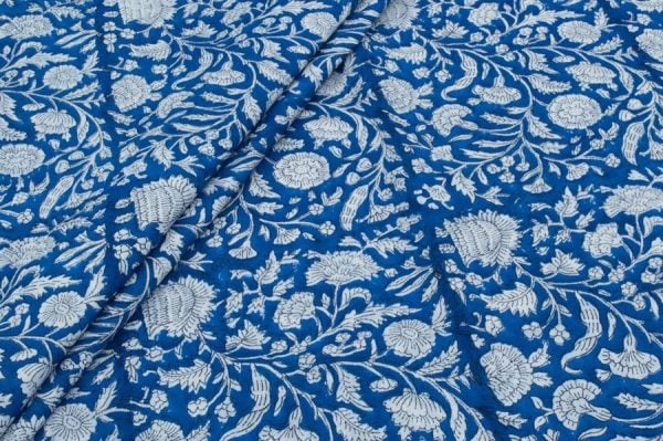 Pre-Cut 1m Pure Soft Cotton HandBlock Printed Fabric