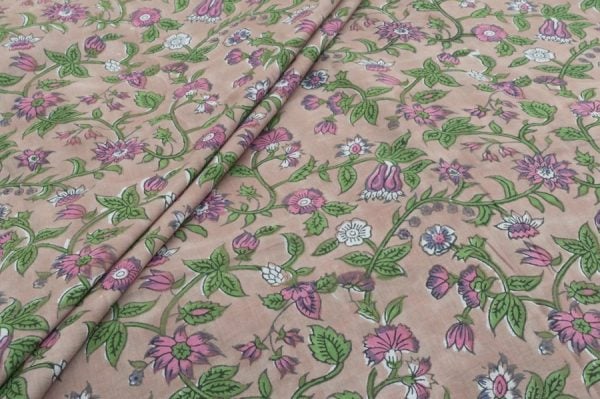 Pre-Cut 1.10m Pure Soft Cotton HandBlock Printed Fabric