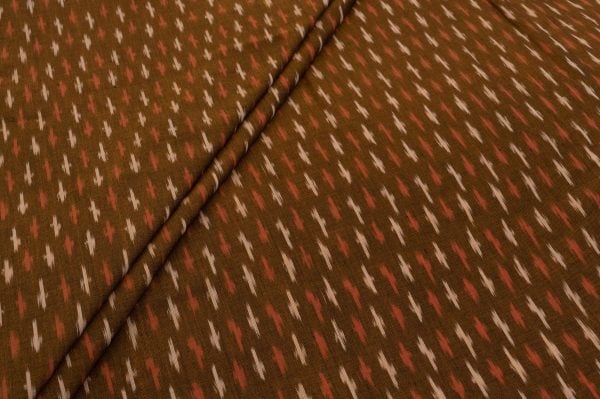 Pre-Cut 2.20m Mercerised Ikkat Soft Pure Cotton Fabric