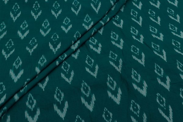 Pre-Cut 1.10m Mercerised Ikkat Soft Pure Cotton Fabric