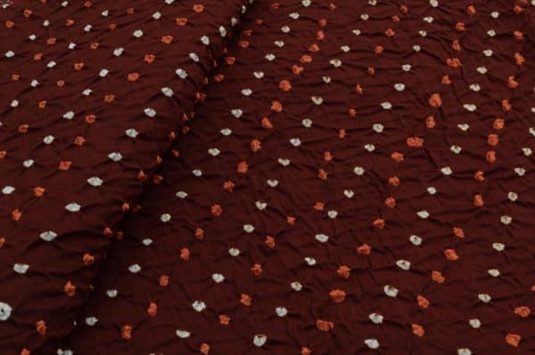 Bandhani Tie Dye 100% Pure Soft Cotton Satin Finish Fabric