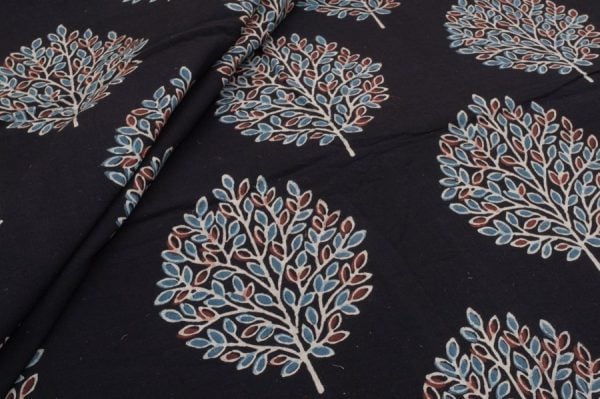 Ajrakh Pure Soft Cotton HandCrafted Fabric